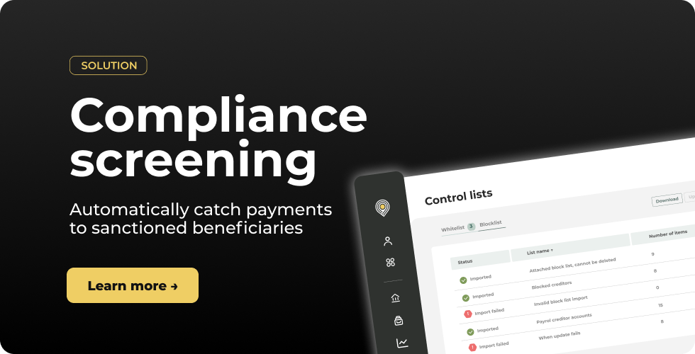 compliance screening - main banner
